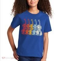Retro Violin Gift Kids T-Shirt thumb 2