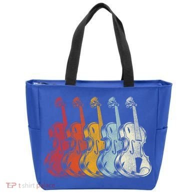 Retro Violin Gift Tote Bag