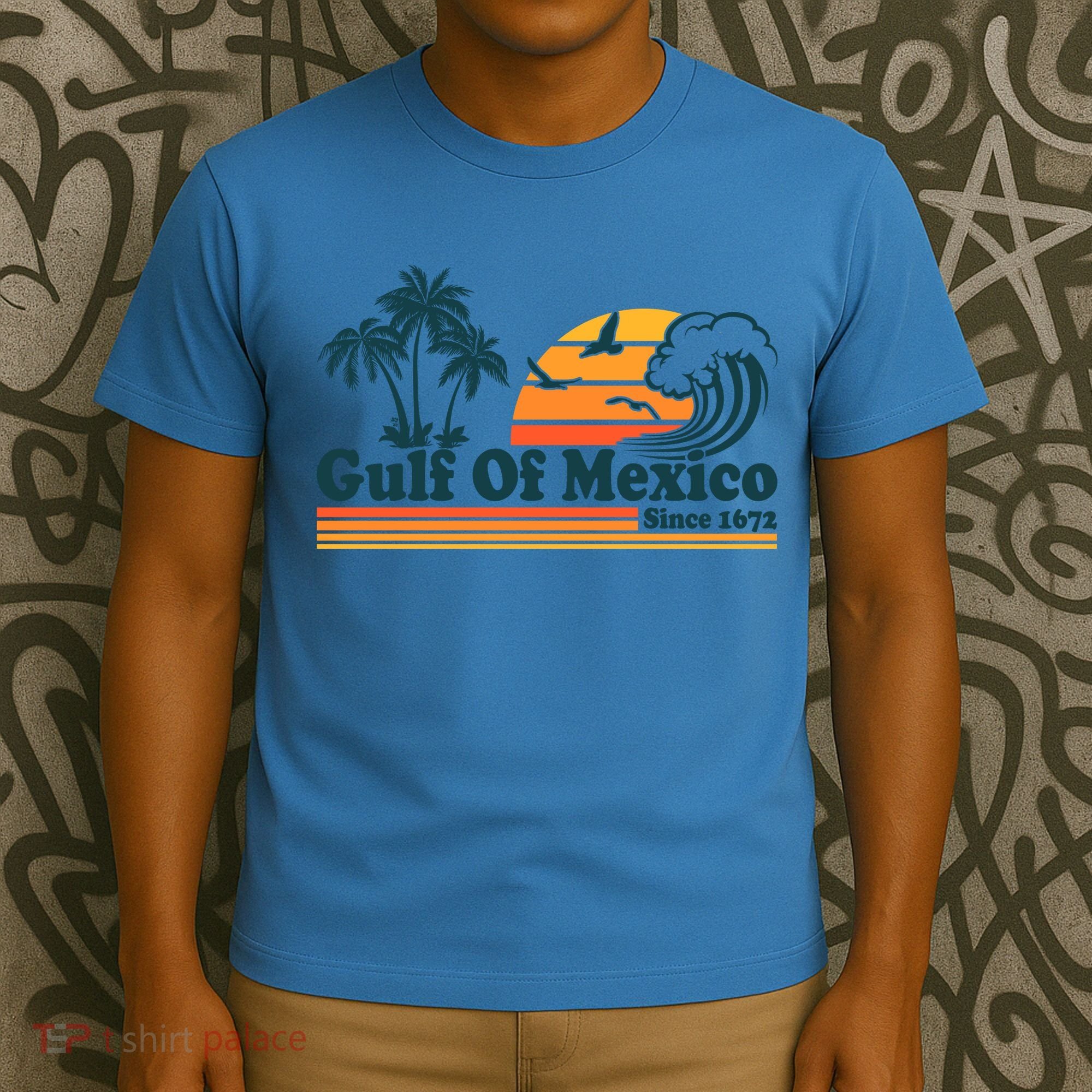 Retro Vintage Gulf Of Mexico Since 1672 T-Shirt