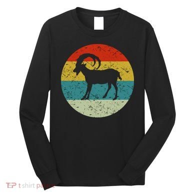 Retro Vintage Goat Long Sleeve Shirt