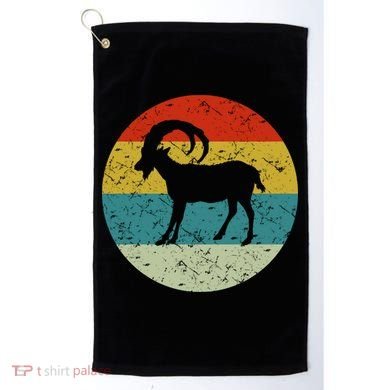 Retro Vintage Goat Golf Towel