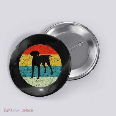 Retro Vintage German Shorthaired Pointer Button