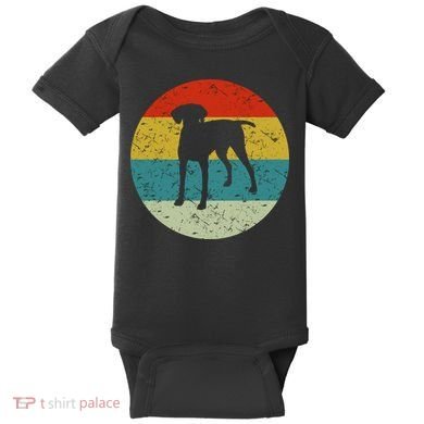 Retro Vintage German Shorthaired Pointer Baby Bodysuit