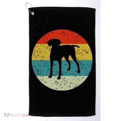 Retro Vintage German Shorthaired Pointer Golf Towel