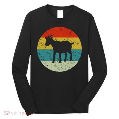 Retro Vintage Goat Long Sleeve Shirt