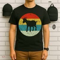 Retro Vintage Goat T-Shirt thumb 6