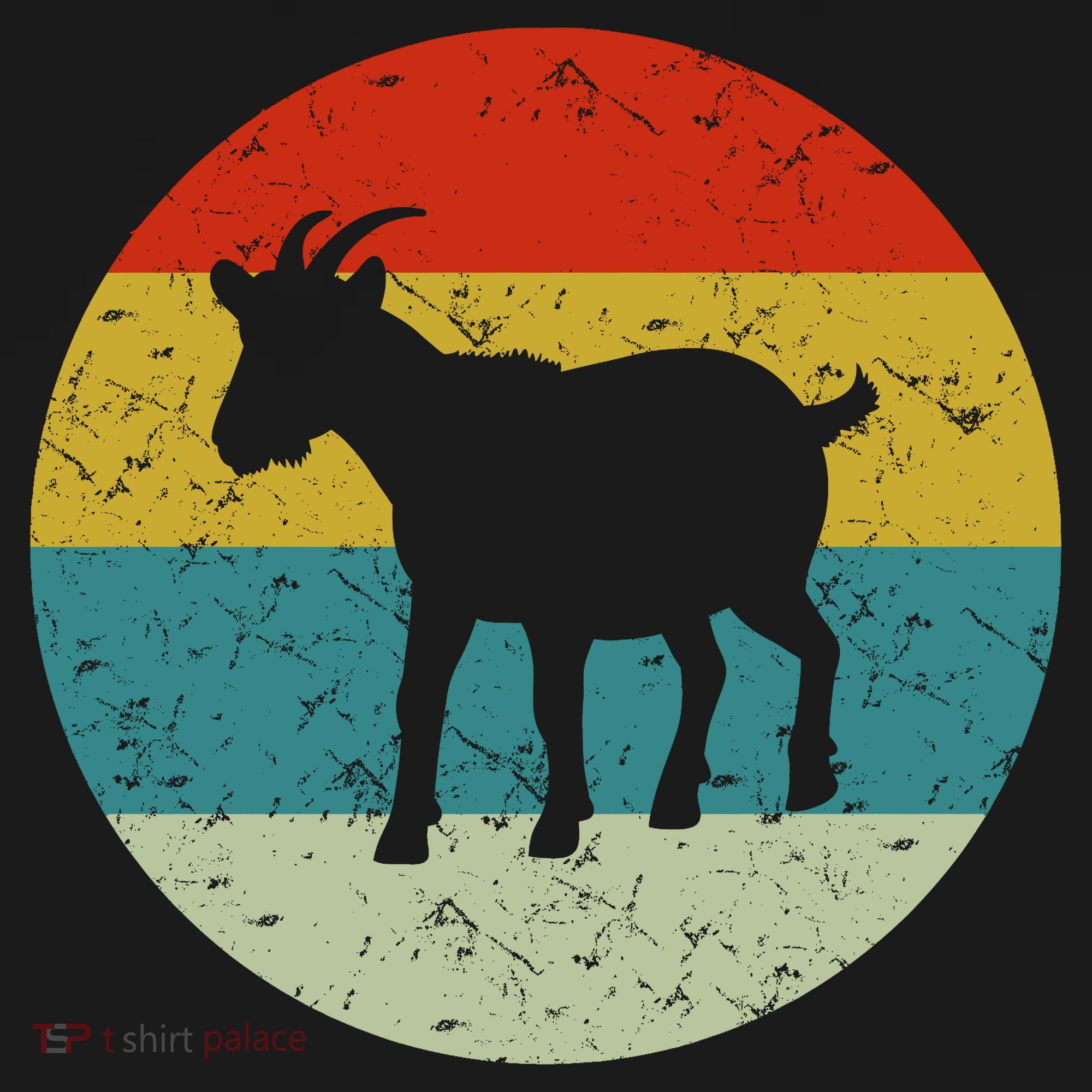 Retro Vintage Goat T-Shirt