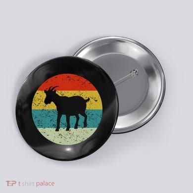Retro Vintage Goat Button
