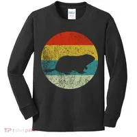 Retro Vintage Groundhog Kids Long Sleeve Shirt thumb 0