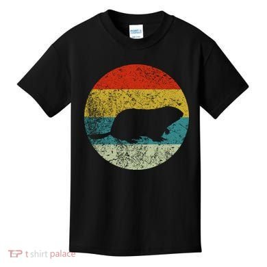 Retro Vintage Groundhog Kids T-Shirt