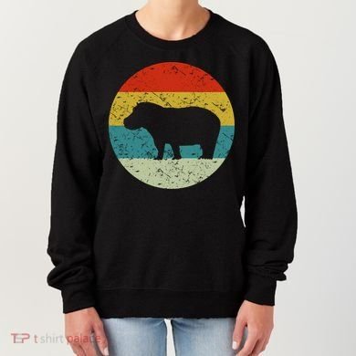 Retro Vintage Hippo Women's Sweatshirt