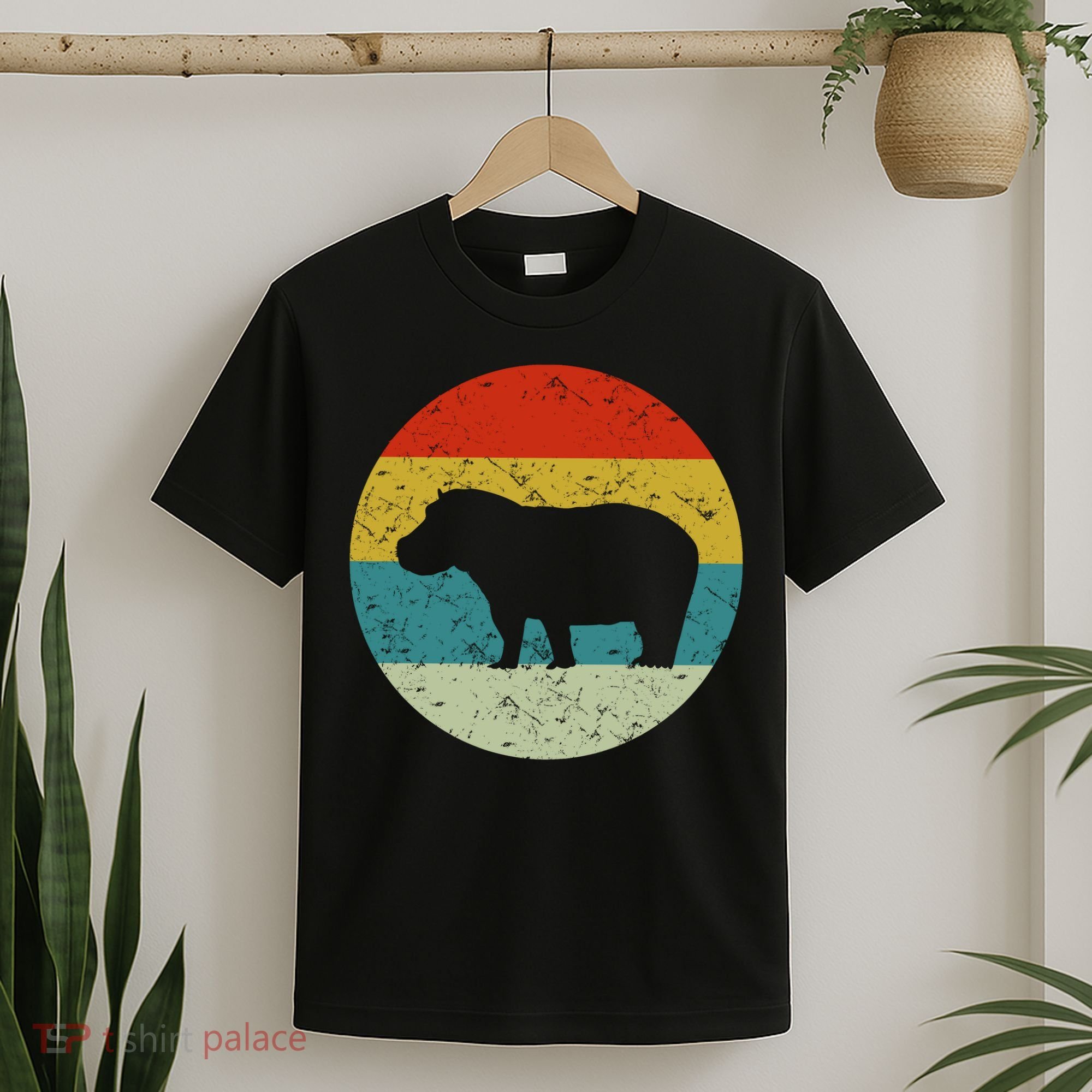 Retro Vintage Hippo T-Shirt