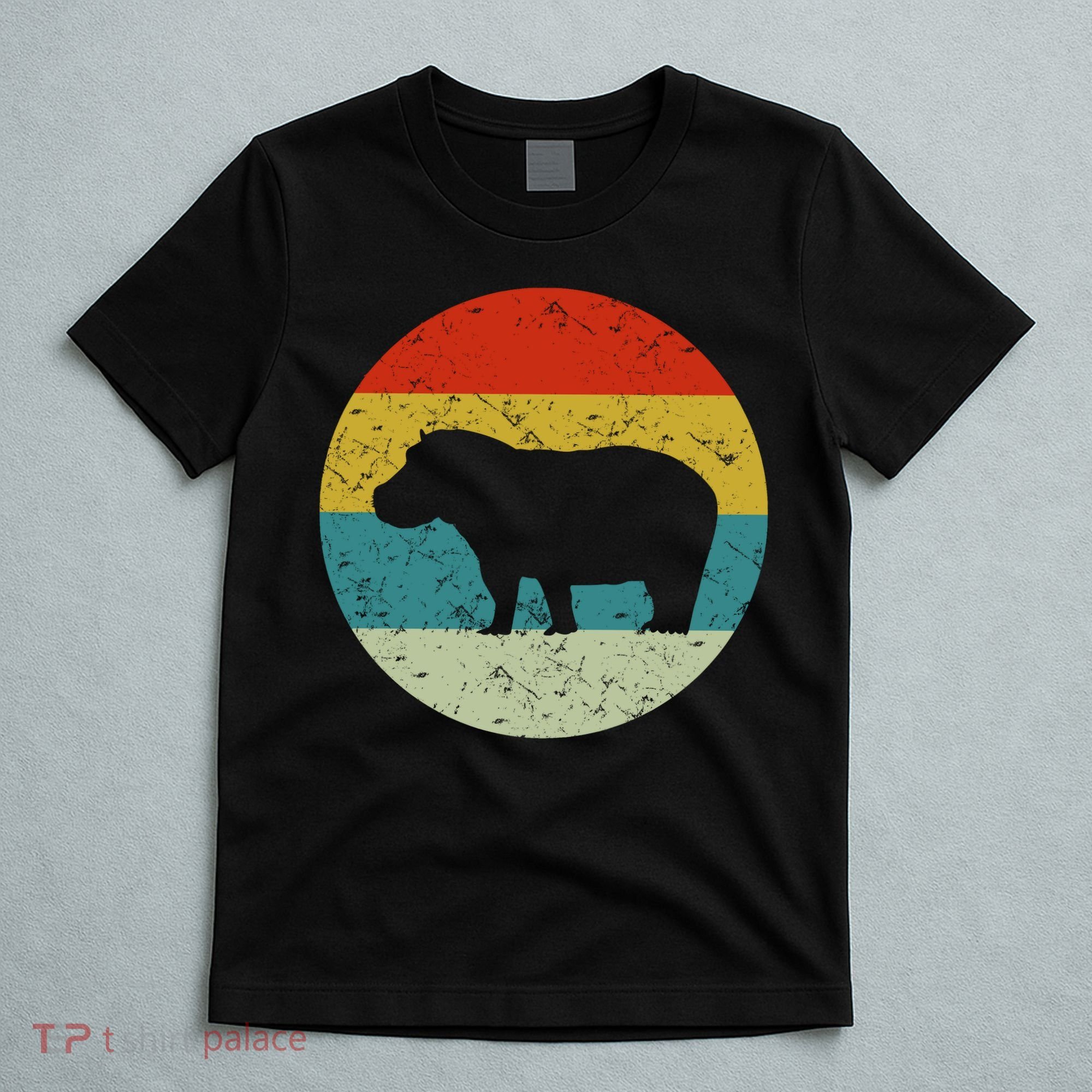 Retro Vintage Hippo T-Shirt