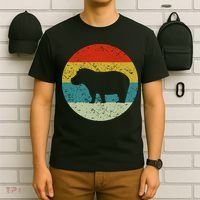 Retro Vintage Hippo T-Shirt thumb 6