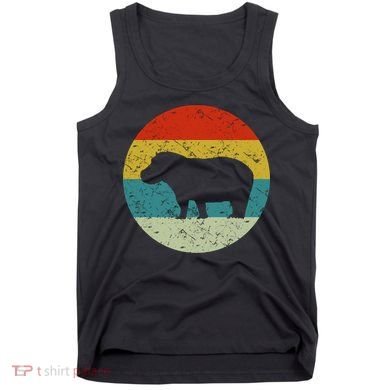 Retro Vintage Hippo Tank Top