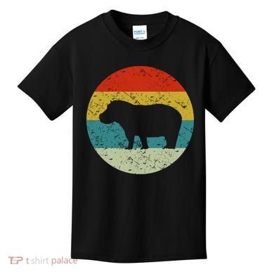 Retro Vintage Hippo Kids T-Shirt
