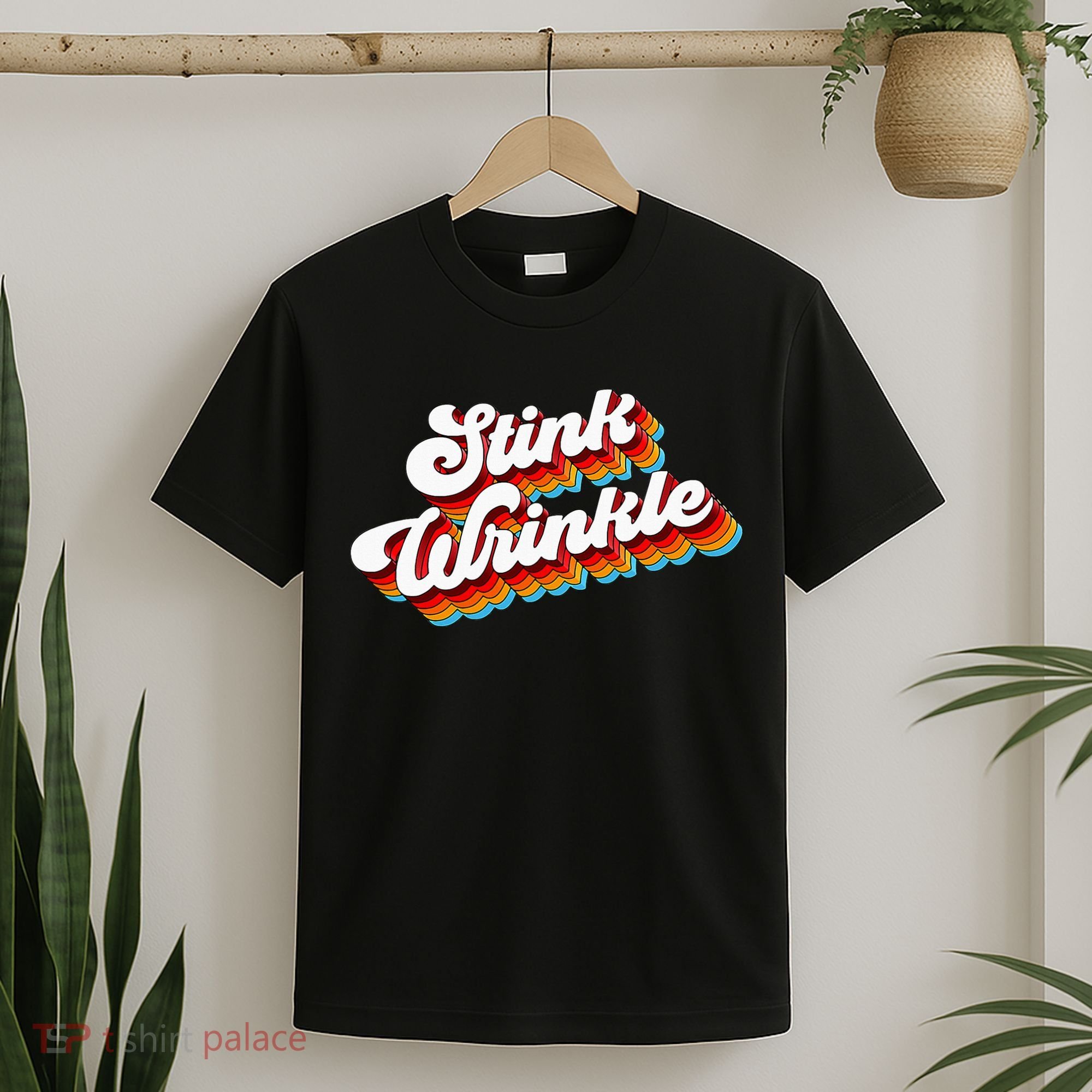 Retro Vintage Humor Stink Wrinkle T-Shirt