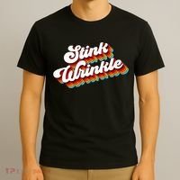 Retro Vintage Humor Stink Wrinkle T-Shirt thumb 3