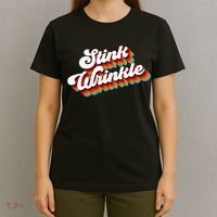 Retro Vintage Humor Stink Wrinkle T-Shirt thumb 4