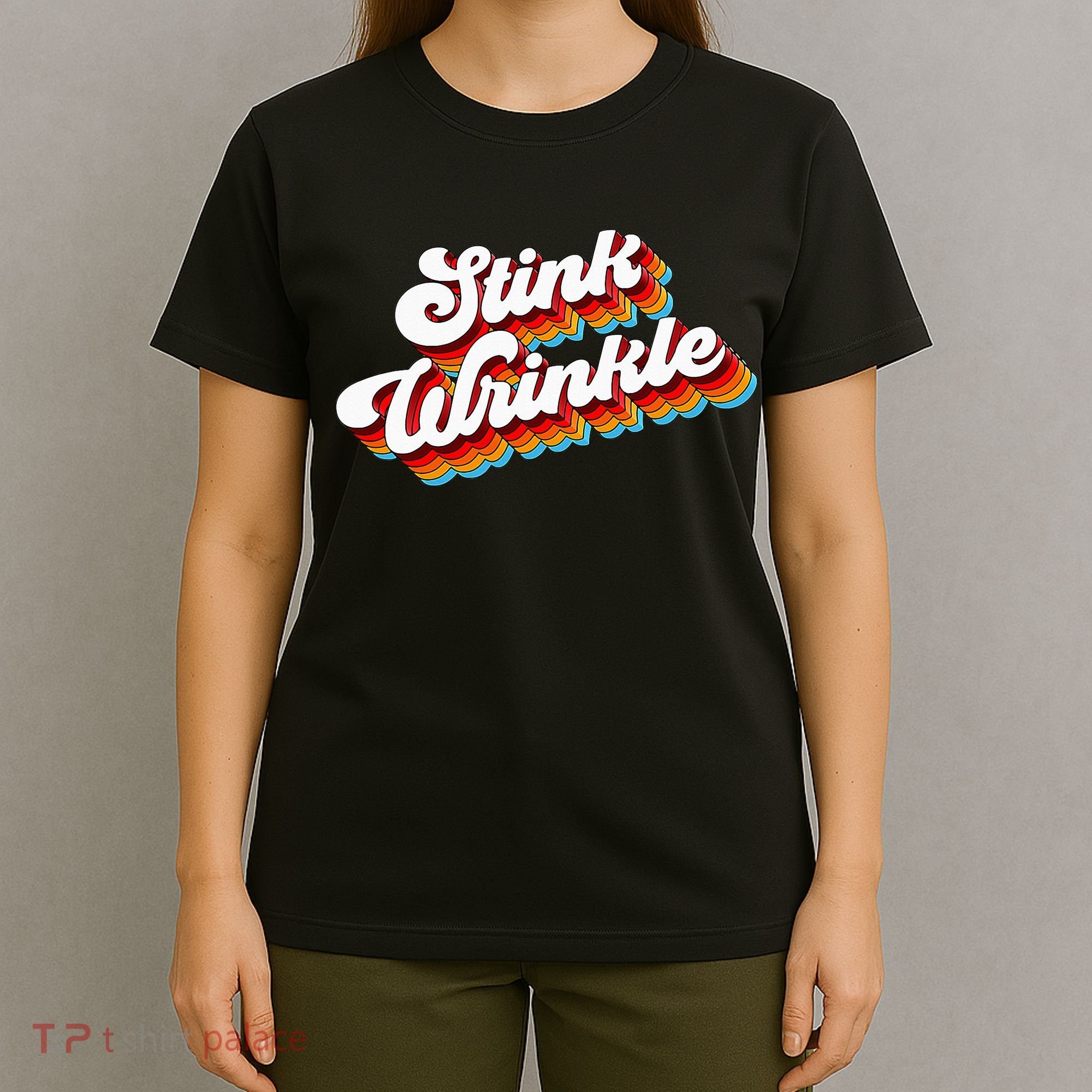 Retro Vintage Humor Stink Wrinkle T-Shirt