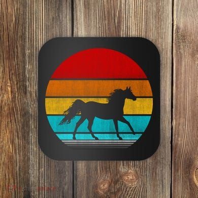 Retro Vintage Horse Coaster
