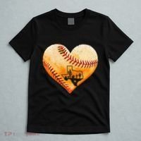 Retro Vintage Houston Texas Baseball Heart With Map  T-Shirt thumb 5