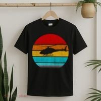 Retro Vintage Helicopter T-Shirt thumb 2