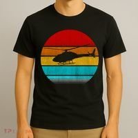 Retro Vintage Helicopter T-Shirt thumb 3