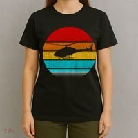 Retro Vintage Helicopter T-Shirt thumb 4