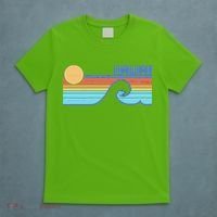 Retro Vintage Hawaii Sunset Wave T-Shirt thumb 5