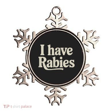 Retro Vintage I Have Rabies Ornament