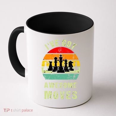 Retro Vintage I've Got Awesome Moves Chess Player Gift Coffee Mug