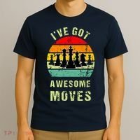 Retro Vintage I've Got Awesome Moves Chess Player Gift T-Shirt thumb 3