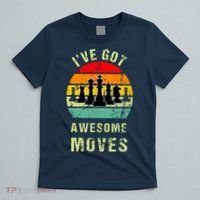Retro Vintage I've Got Awesome Moves Chess Player Gift T-Shirt thumb 5