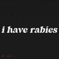 Retro Vintage I Have Rabies Funny Sarcastic Women's Tank Top thumb 5