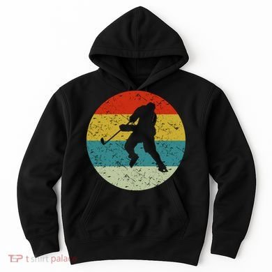 Retro Vintage Ice Hockey Hoodie