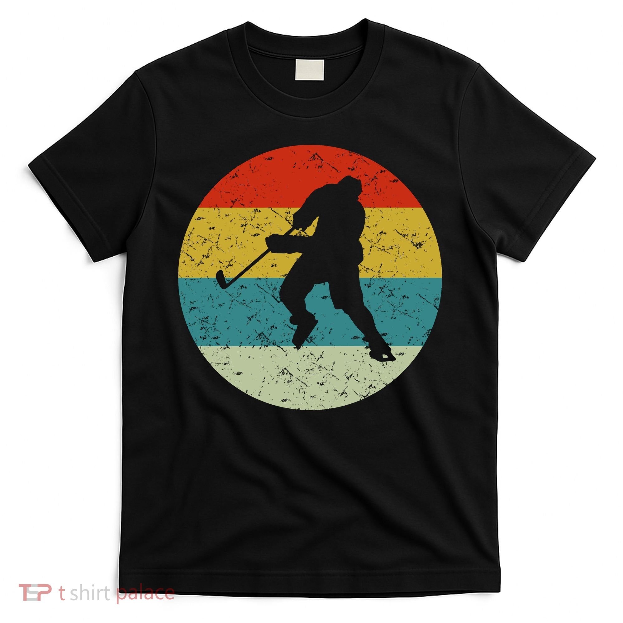 Retro Vintage Ice Hockey T-Shirt