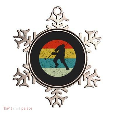 Retro Vintage Ice Hockey Ornament