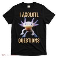 Retro Vintage I Axolotl Questions T-Shirt thumb 0