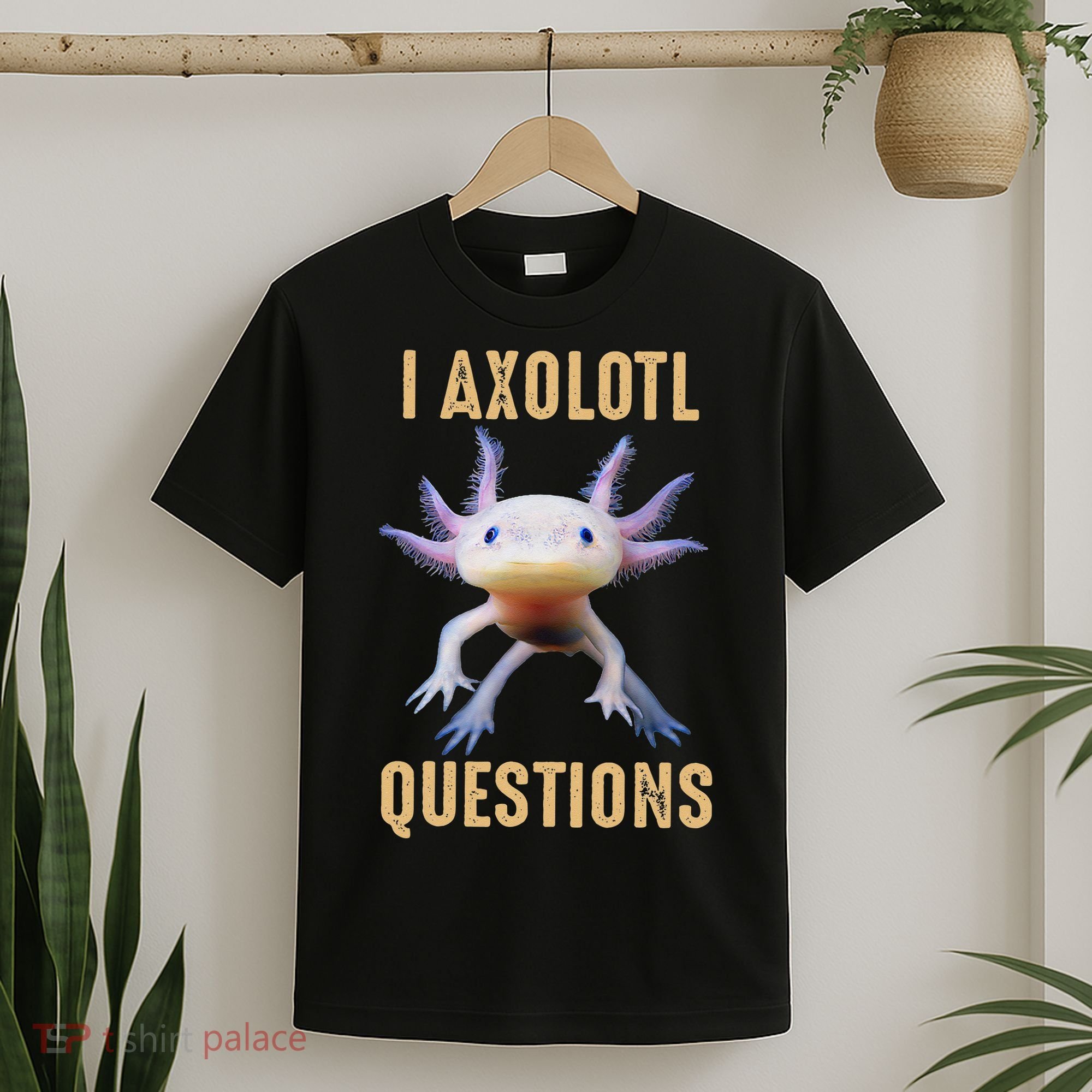 Retro Vintage I Axolotl Questions T-Shirt