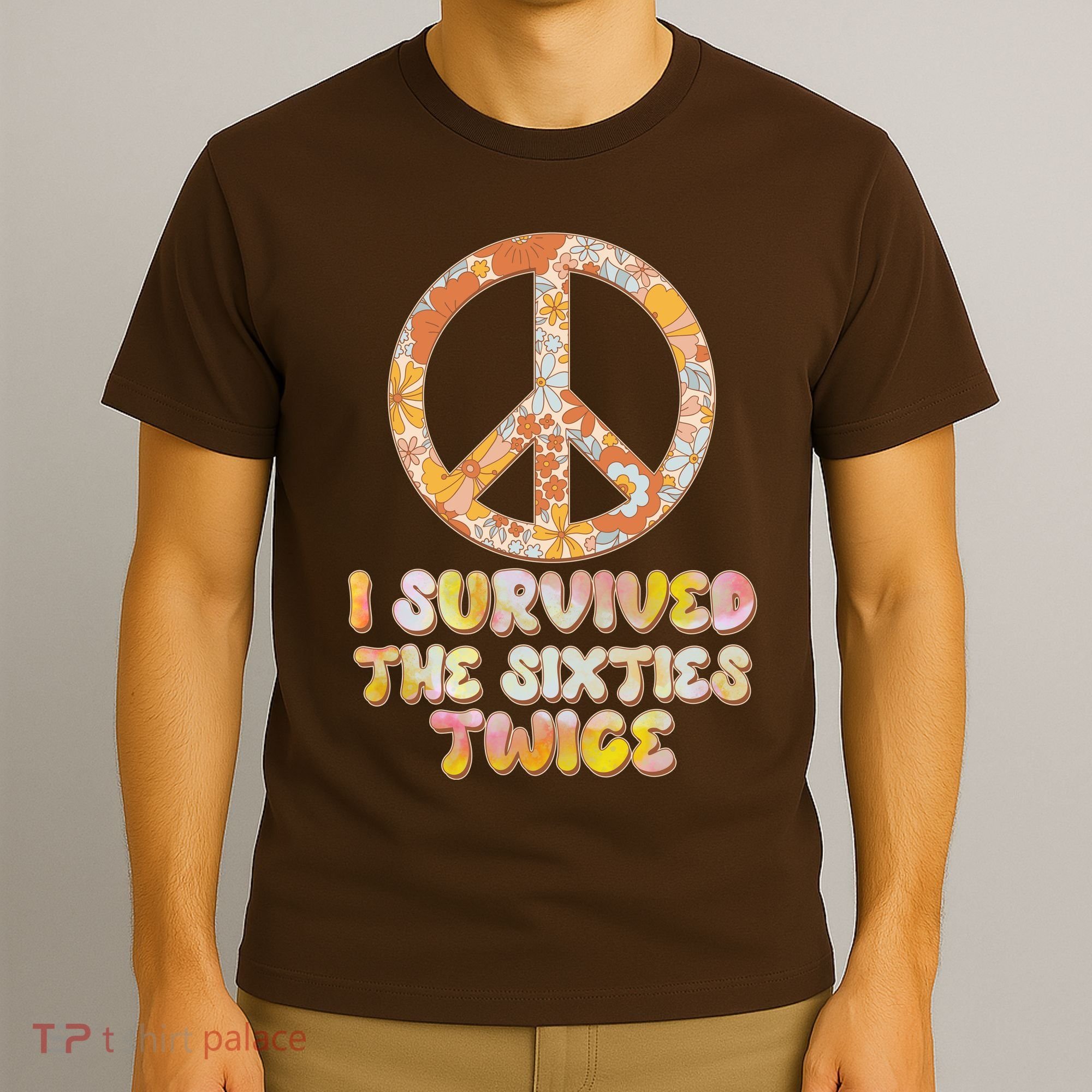 Retro Vintage I Survived The Sixties Twice T-Shirt