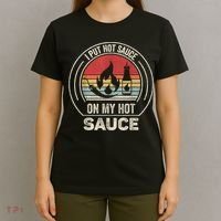 Retro Vintage I Put Hot Sauce On My Hot Sauce T-Shirt thumb 4