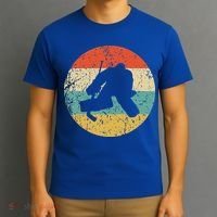 Retro Vintage Ice Hockey Gift For Ice Hockey Players T-Shirt thumb 3