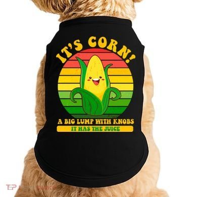 Retro Vintage It's Corn A Lump With Knobs Doggie Tank