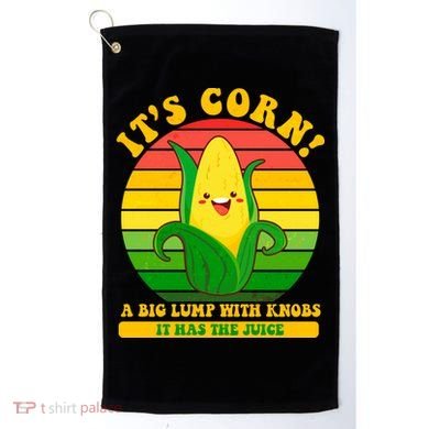 Retro Vintage It's Corn A Lump With Knobs Golf Towel