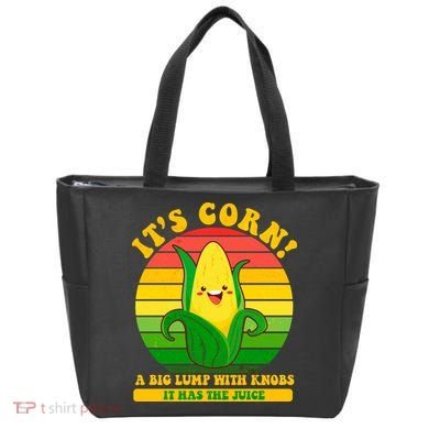 Retro Vintage It's Corn A Lump With Knobs Tote Bag