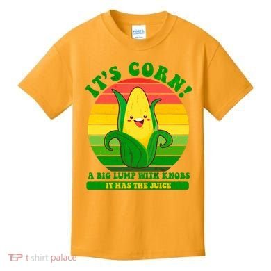 Retro Vintage It's Corn A Lump With Knobs Kids T-Shirt