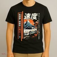 Retro Vintage Japanese Jdm Ride Legendary Race Car T-Shirt thumb 3