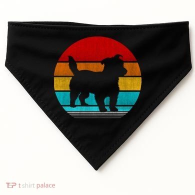 Retro Vintage Jack Russell USA-Made Doggie Bandana