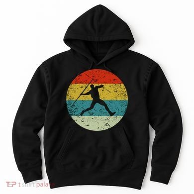 Retro Vintage Javelin Throws Hoodie